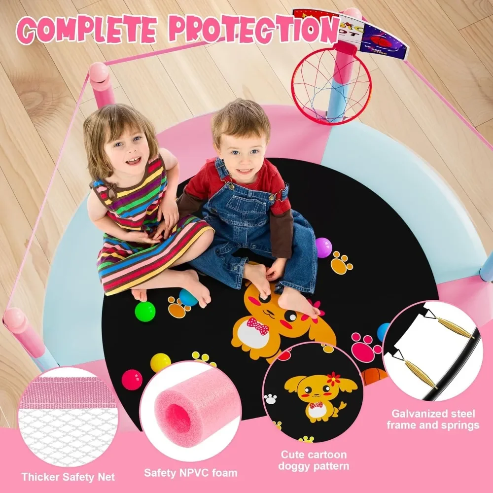 Trampoline for Kids, 5 FT Indo - đánh giá và giá Kids Indoor Outdoor Trampoline