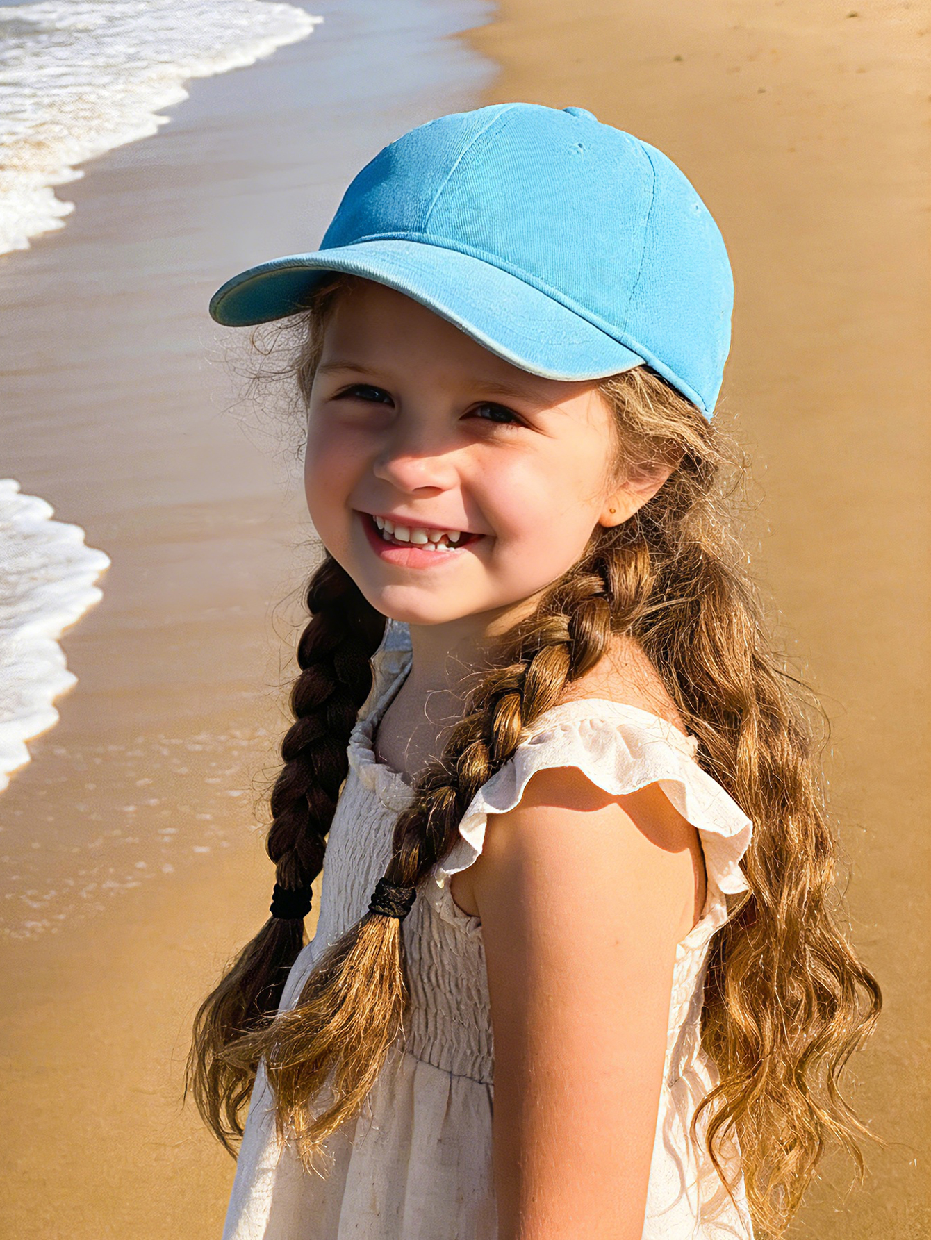 1pc Kids Solid color Baseball  - đánh giá và giá Kids Outdoor Hat