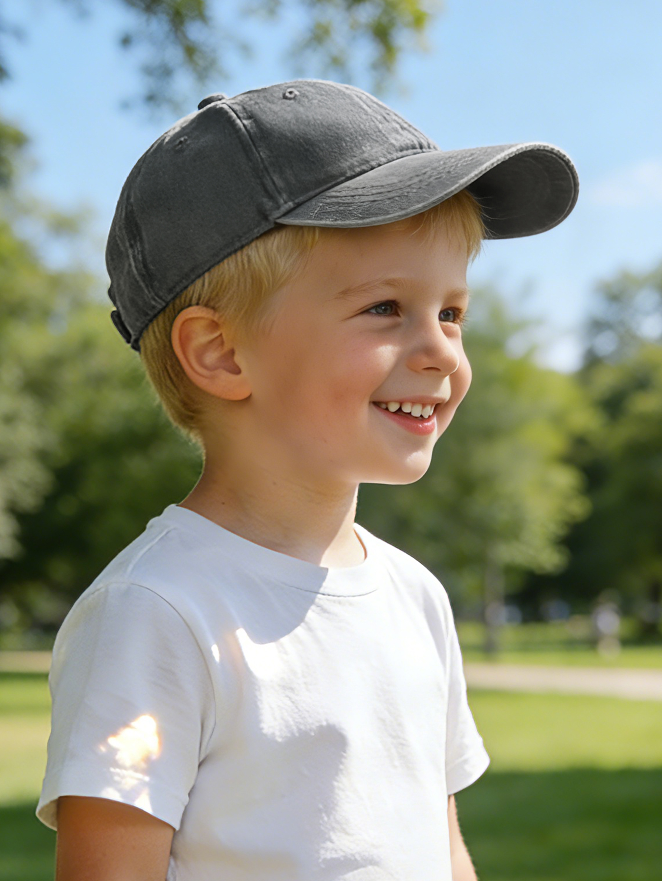 1pc Kids Solid color Baseball  - đánh giá và giá Kids Outdoor Hat
