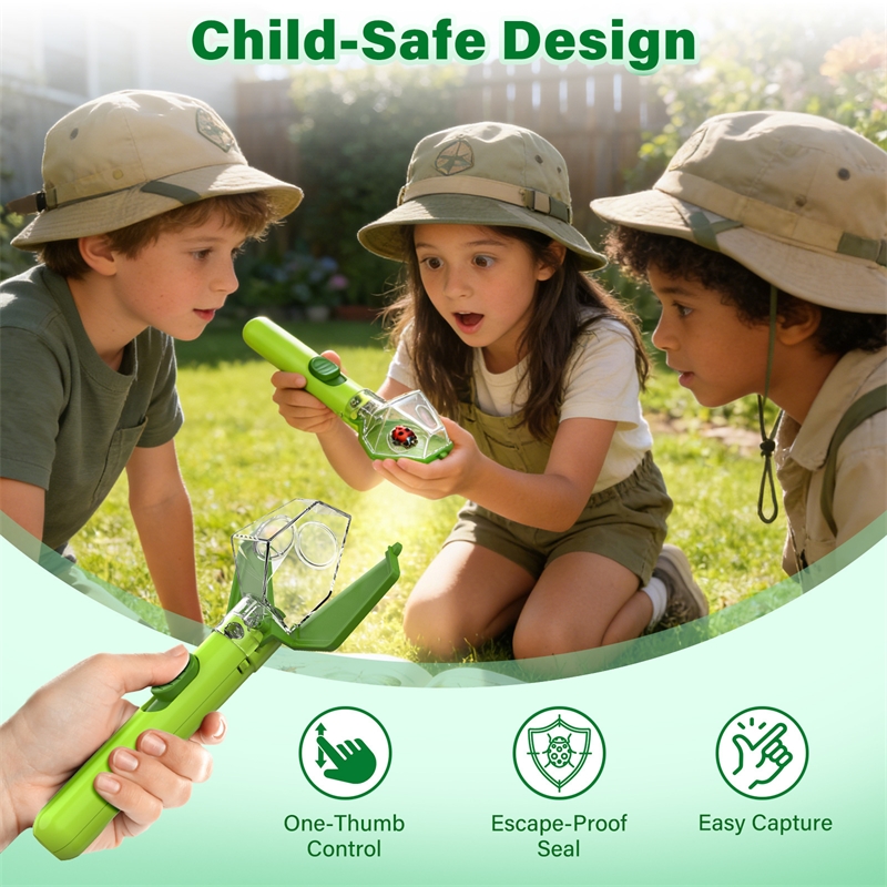 Kids Bug Catcher With 6X Magni - đánh giá và giá Kids Outdoor Adventure Kit